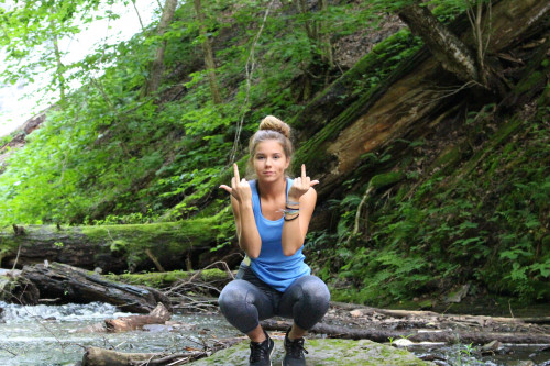 legins w a view PRATTS FALLS NASTY